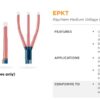 A 17.5 kV 3-core outdoor heat-shrink cable termination EPKT-17A3XOH3